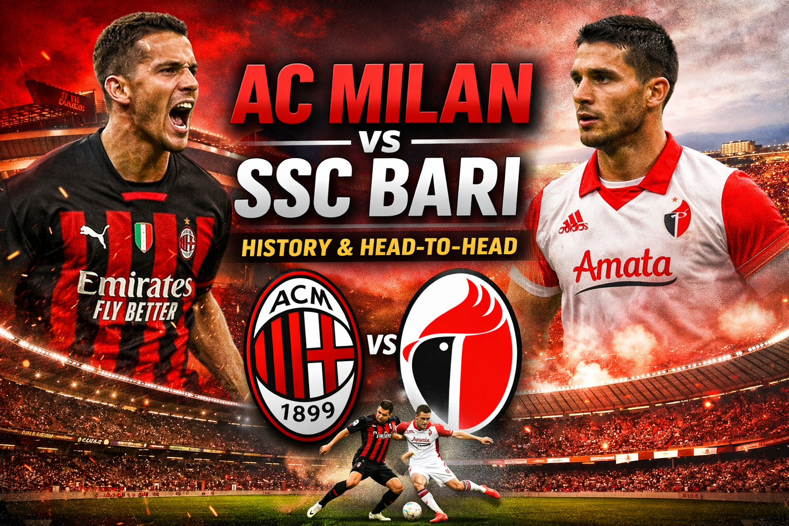 AC Milan vs SSC Bari: Full Timeline, Head-to-Head Stats, and Historic Matches