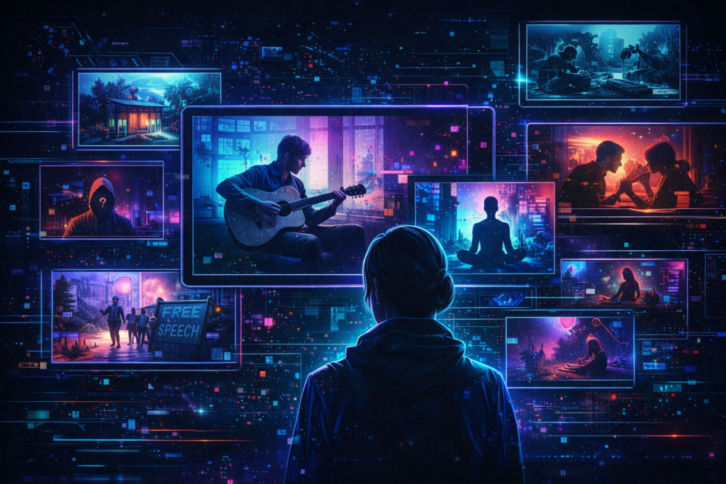 Digital reflections of a quiet rebellion of TabooTube