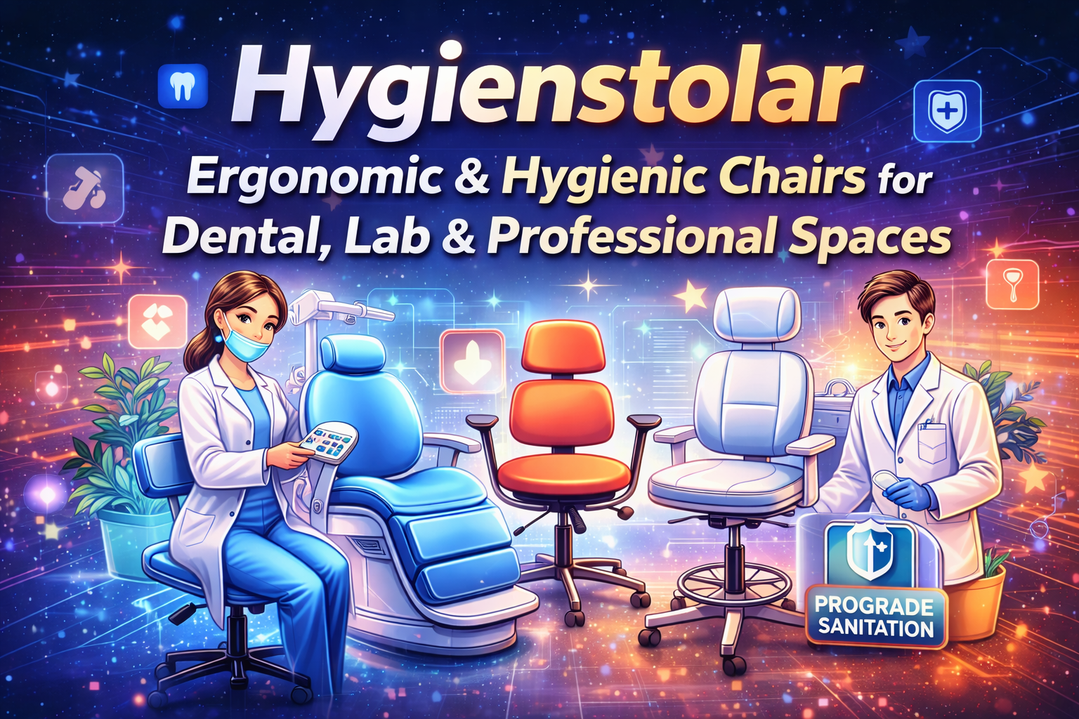 Hygienstolar: Ergonomic & Hygienic Chairs for Dental, Lab & Professional Spaces