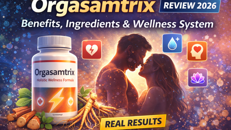Orgasamtrix Review 2026: Benefits, Ingredients, Intimacy & Wellness Guide