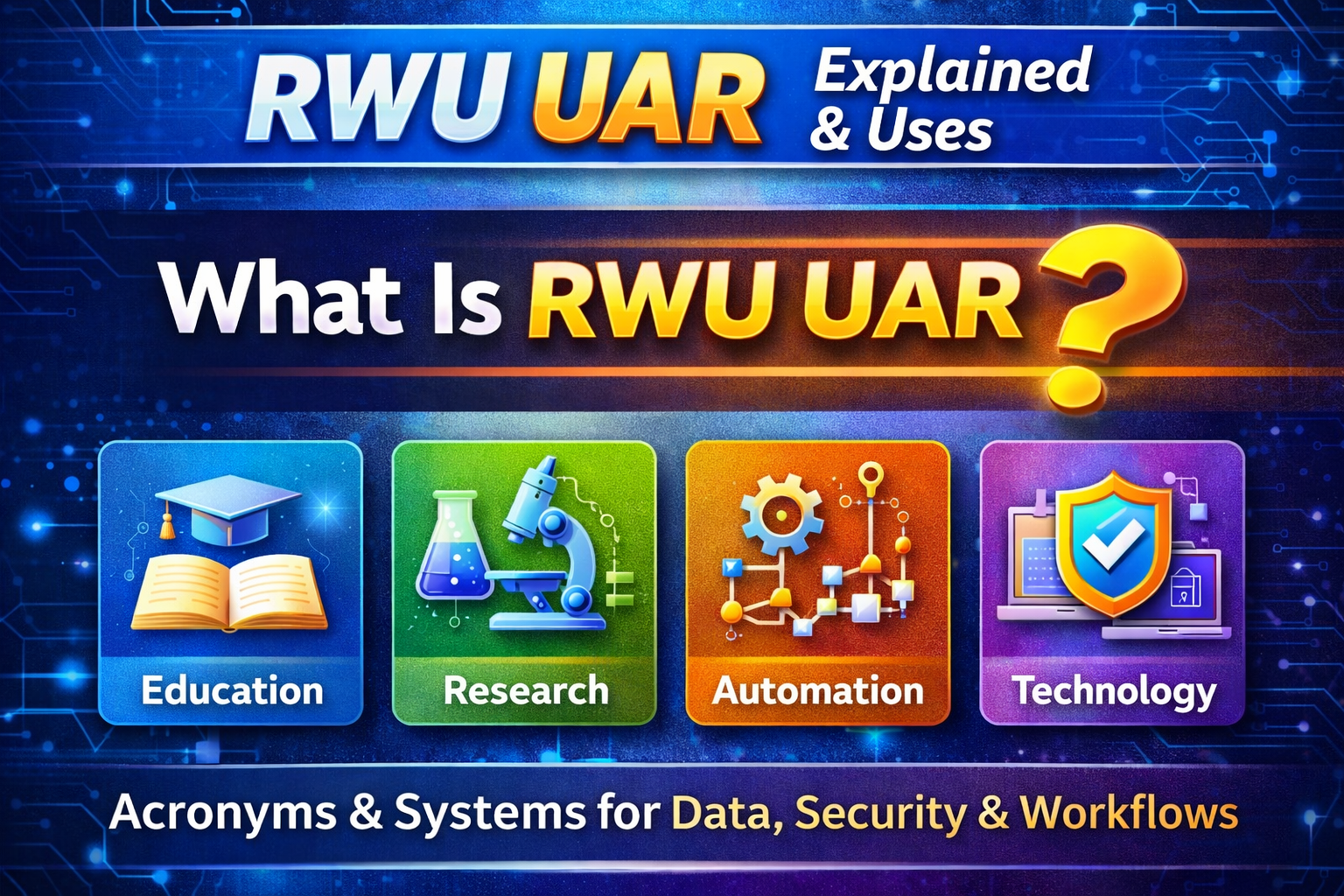 RWU UAR Explained: Meaning, Uses, Systems & Future Impact in Education, Research & Technology