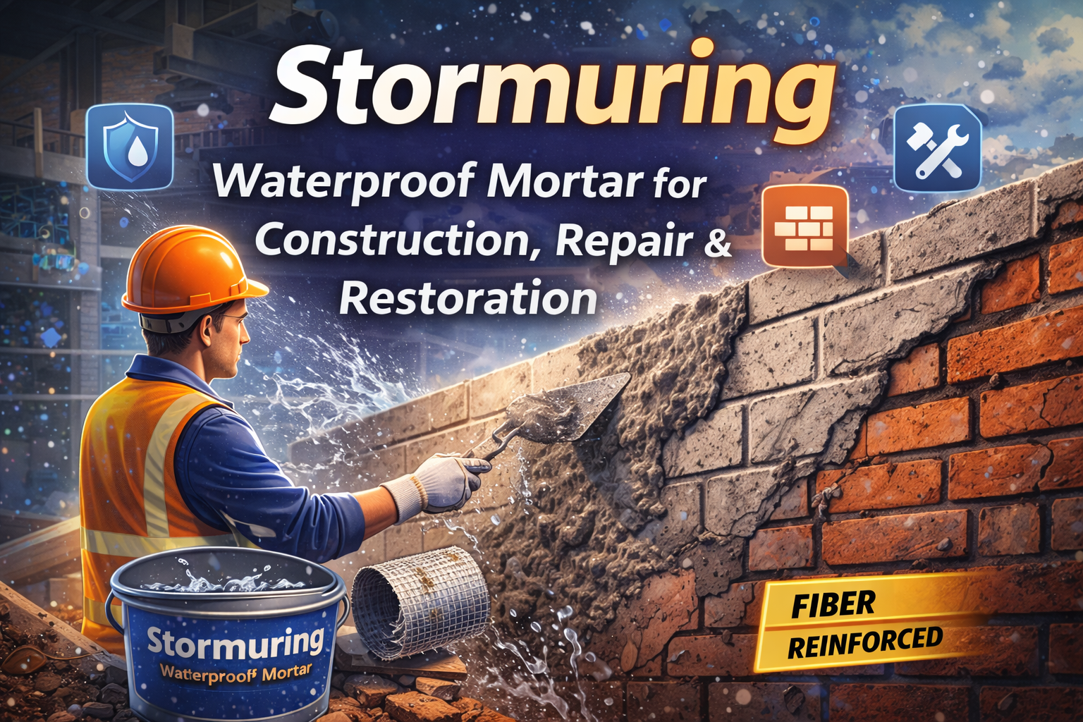 Stormuring: The Complete Guide to Waterproof Mortar, Uses, Benefits, and Application