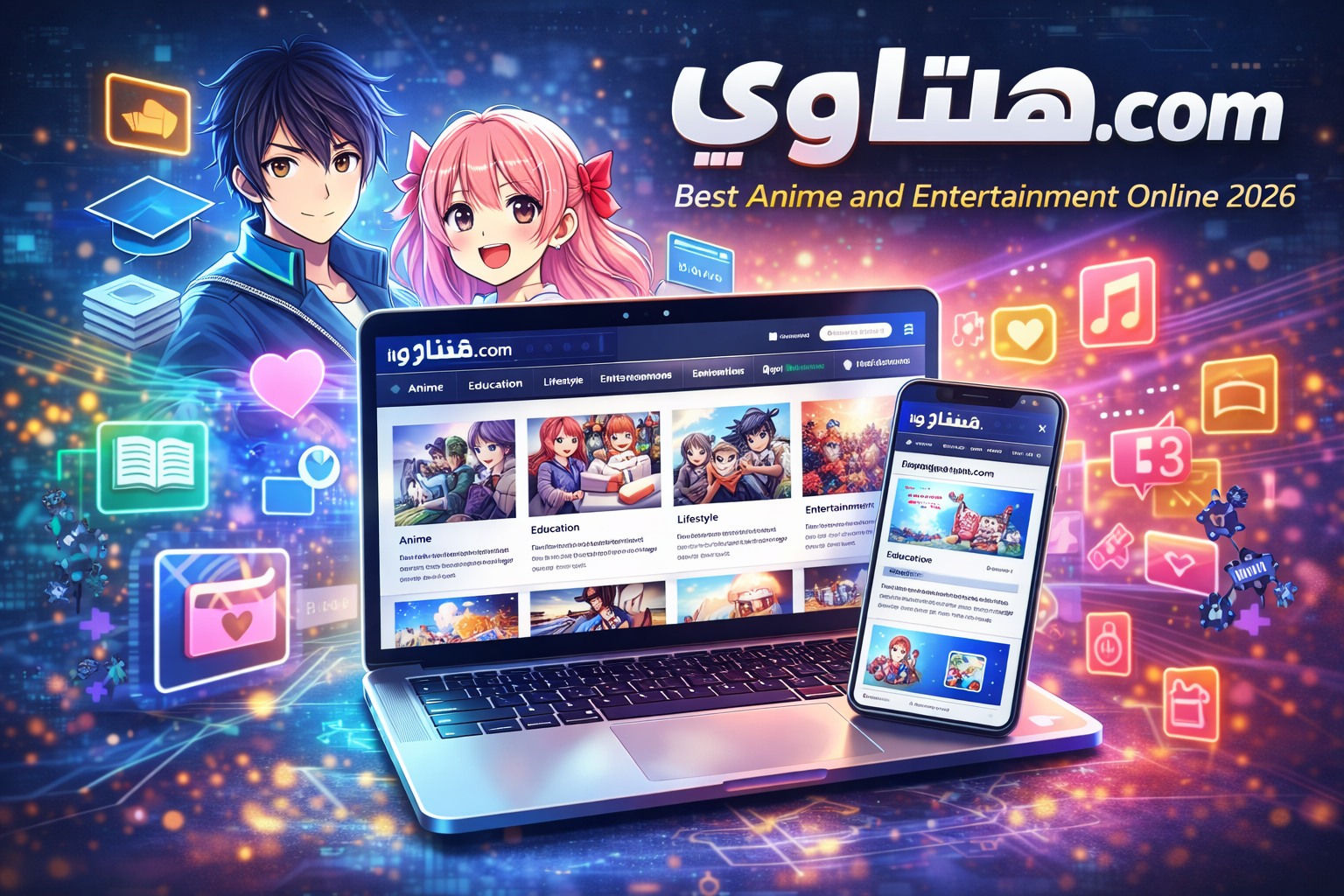 هنتاوي.com: Best Anime and Entertainment Online 2026