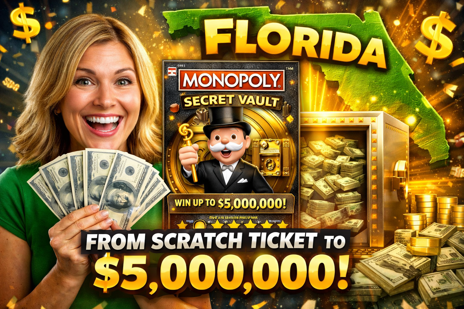 Florida Woman Wins $5M Monopoly Lottery – 6 Shocking Lessons You Must Know (2026)