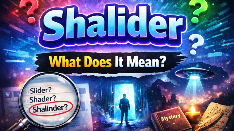 Shalider: Meaning, Origin, Usage & Why People Are Searching It in 2026