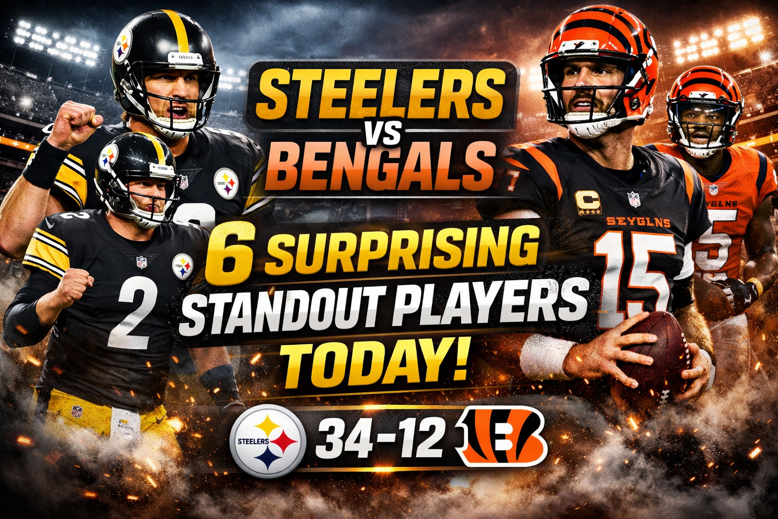 Steelers vs Bengals Player Stats: 6 Surprising Standout Players in 34–12 Win