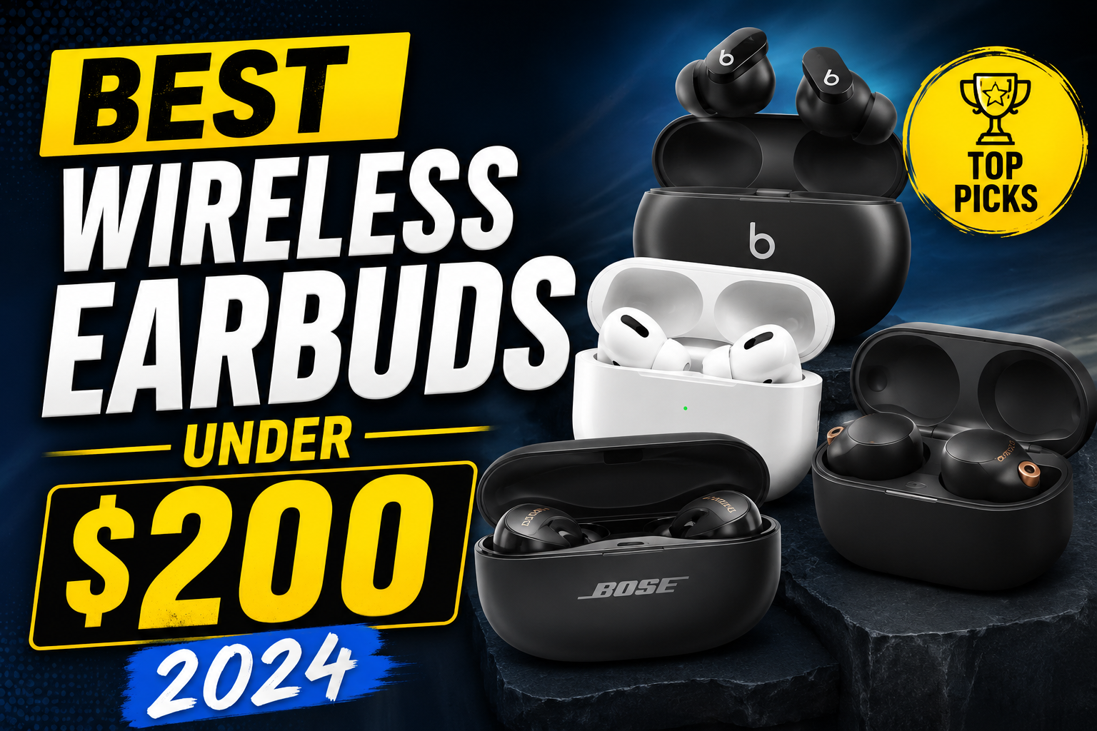 Best Wireless Earbuds Under 200 Dollars 2024- COMPLETE GUAIDANCES
